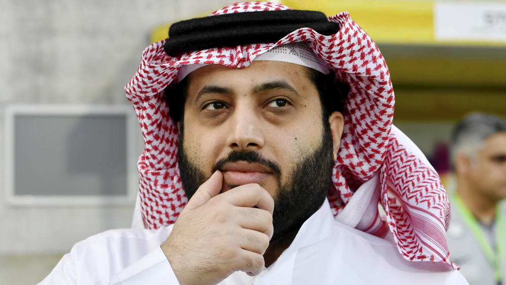 Will doch nur spielen: Turki Al-Sheikh zeigt sich umtriebig in Almeria.