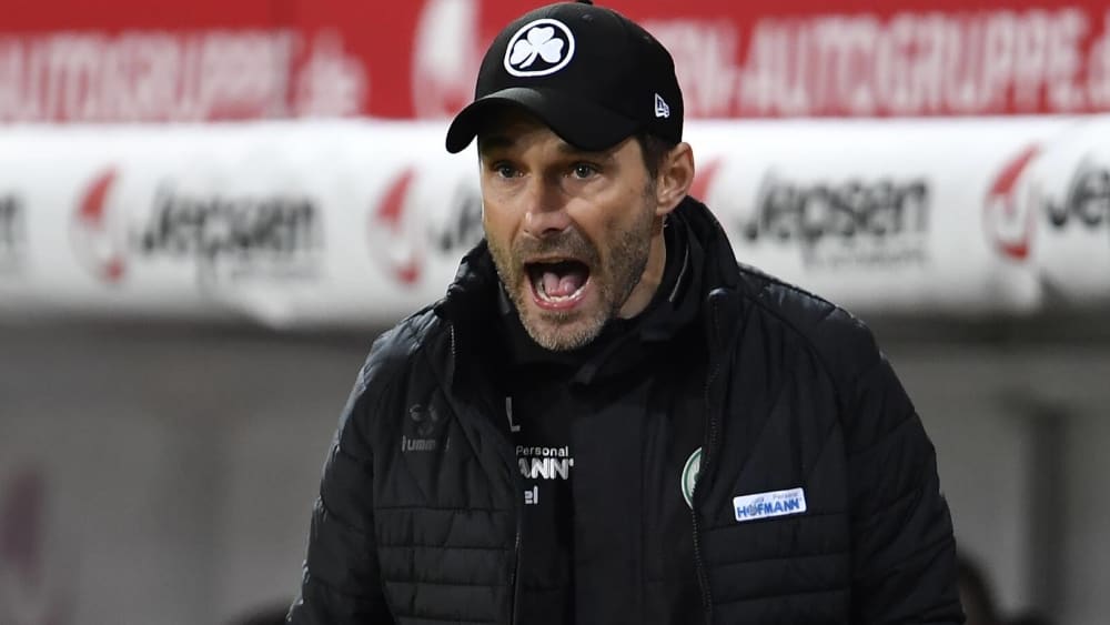 Greuther Fürths Trainer Stefan Leitl geht selbstbewusst ins Topspiel gegen Bielefeld.