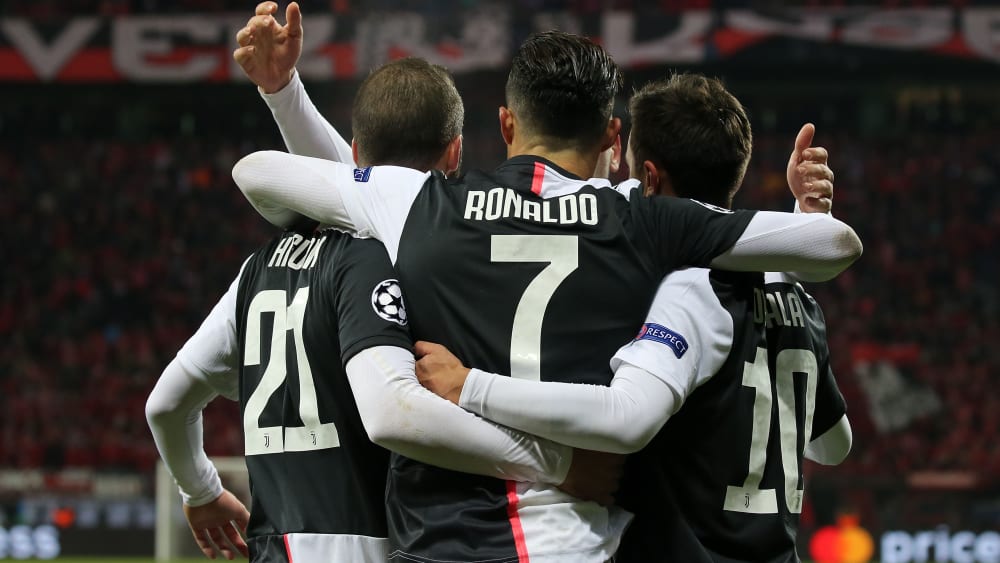 Gonzalo Higuain, Cristiano Ronaldo und Paulo Dybala (v.l.n.r.)