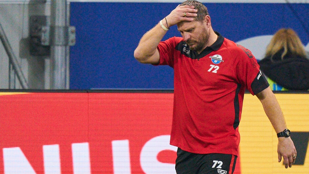 Macht Fehlschütze Klaus Gjasula keinen Vorwurf: Paderborns Trainer Steffen Baumgart.