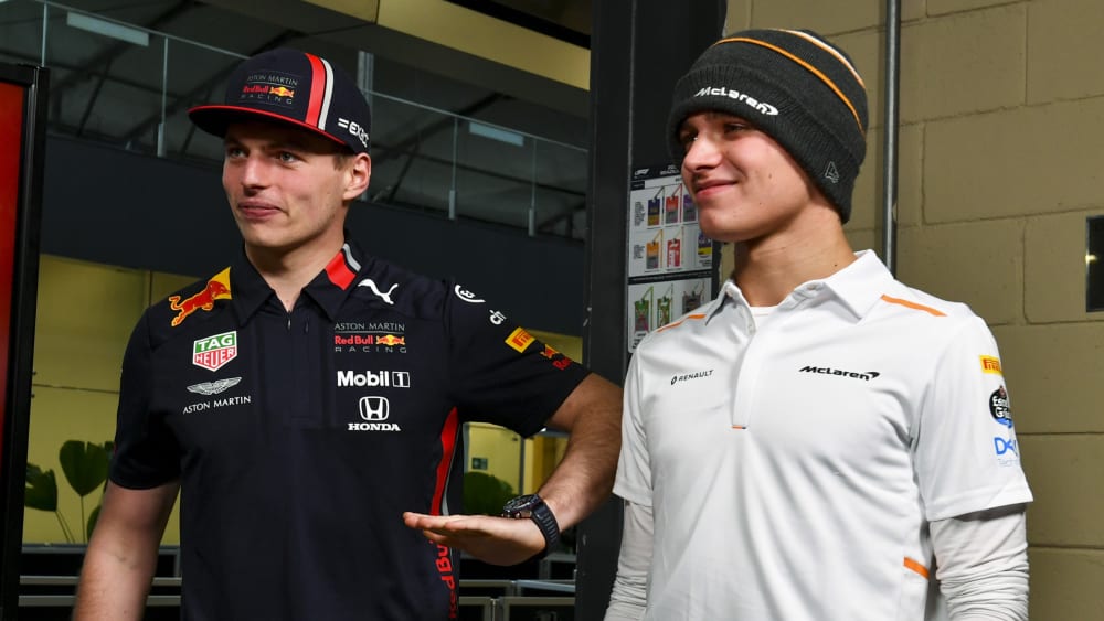 Satteln um: Max Verstappen und Lando Norris.