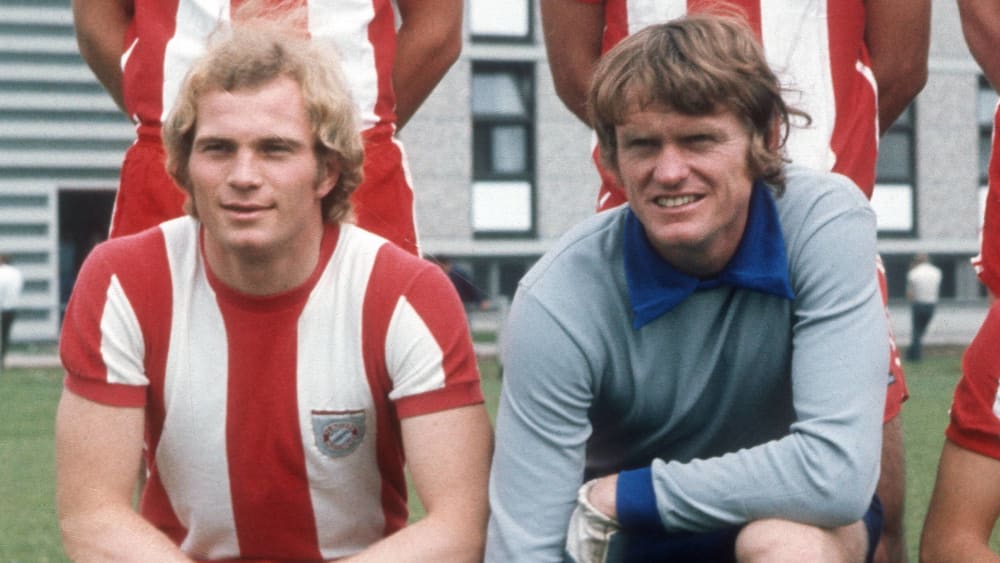 Uli Hoeneß (l.) und Sepp Maier - hier 1972 im Bayern-Dress.