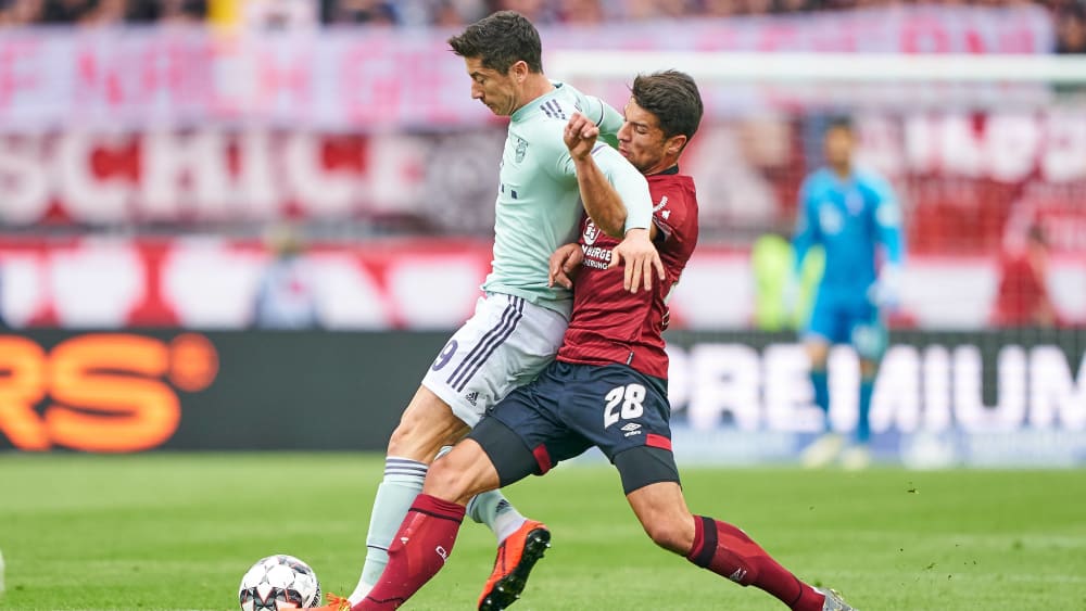 Robert Lewandowski gegen Lukas Mühl