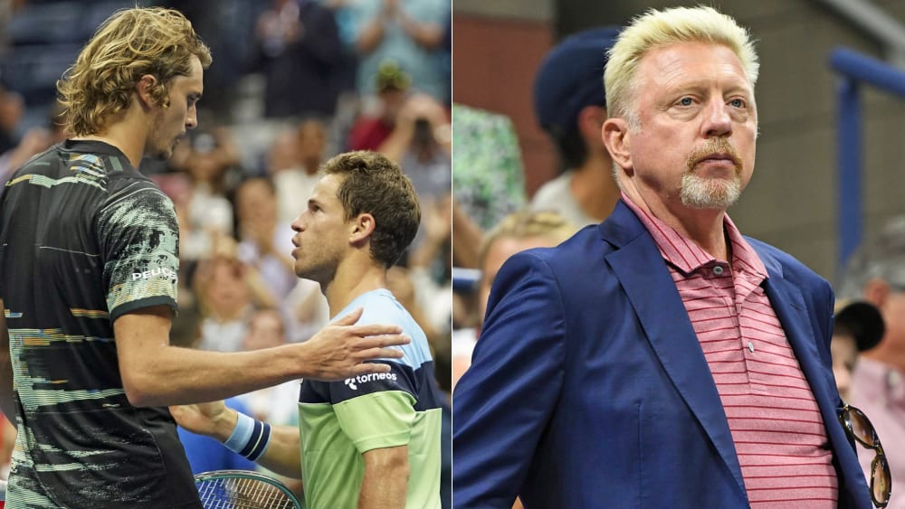Diego Schwartzman war eine Nummer zu groß für Alex Zverev - Boris Becker fällte ein hartes Urteil über die deutsche Nummer eins.