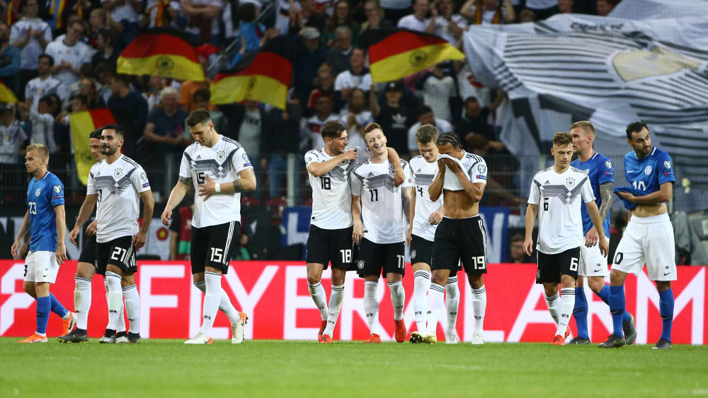 Die DFB-Auswahl feiert gegen Estland ein Fußballfest.