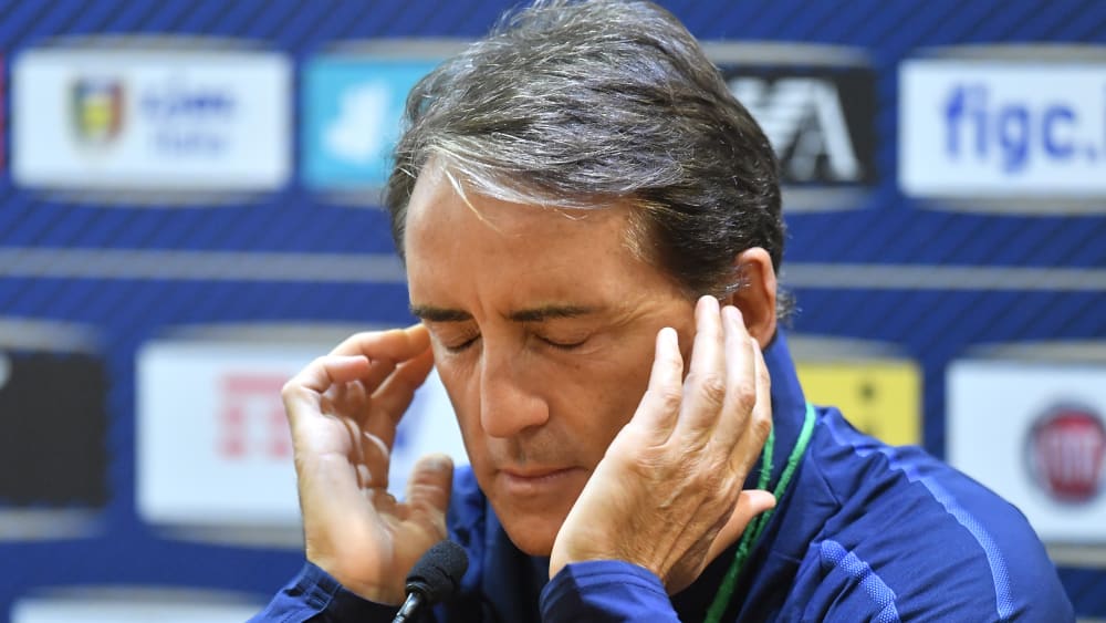 Nationaltrainer Roberto Mancini will mit Italien ...